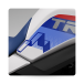 Transalp Tank Side Sticker - 2025 Model - Blue